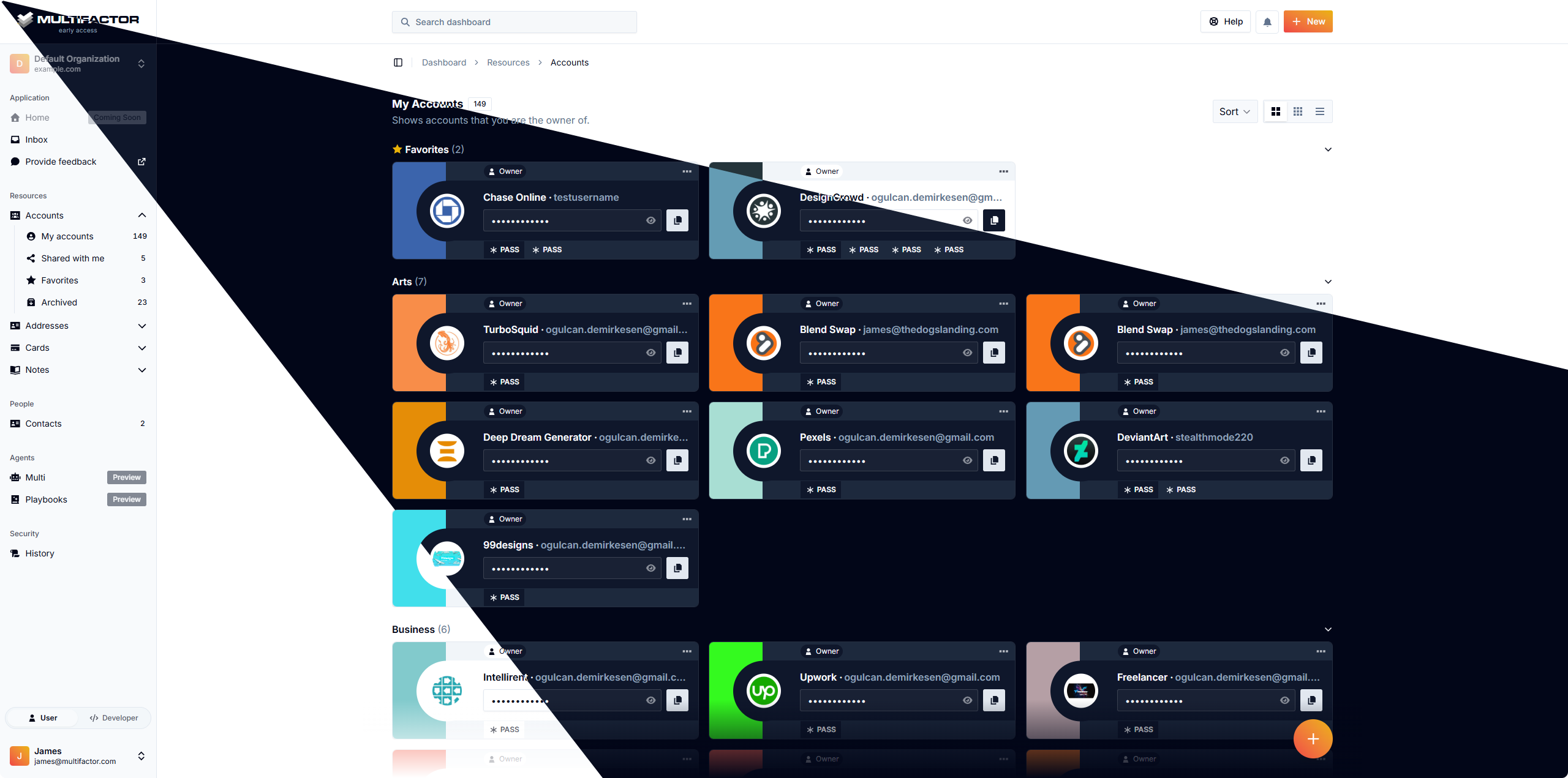 Dark mode live in the Multifactor app