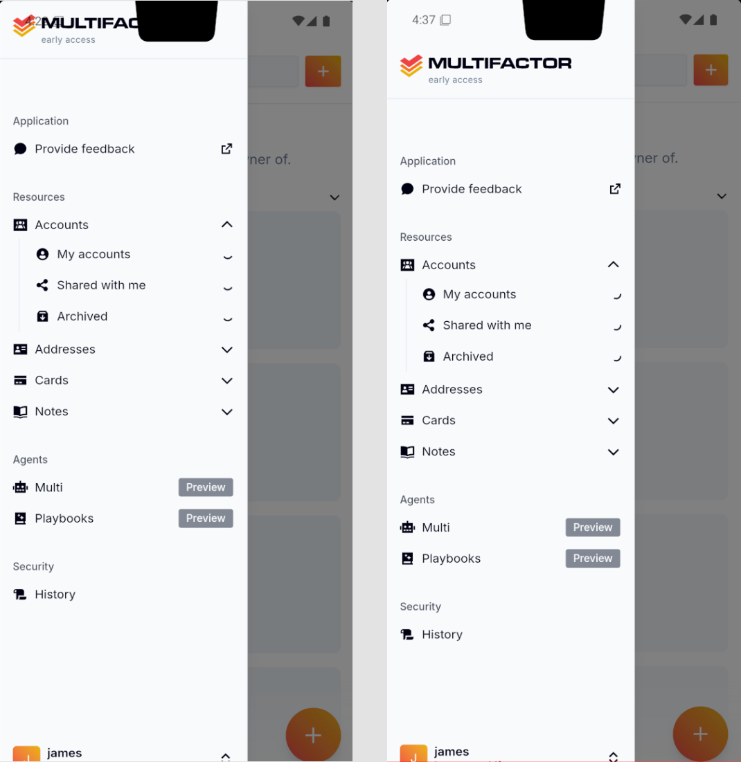 Mobile navigation spacing fix